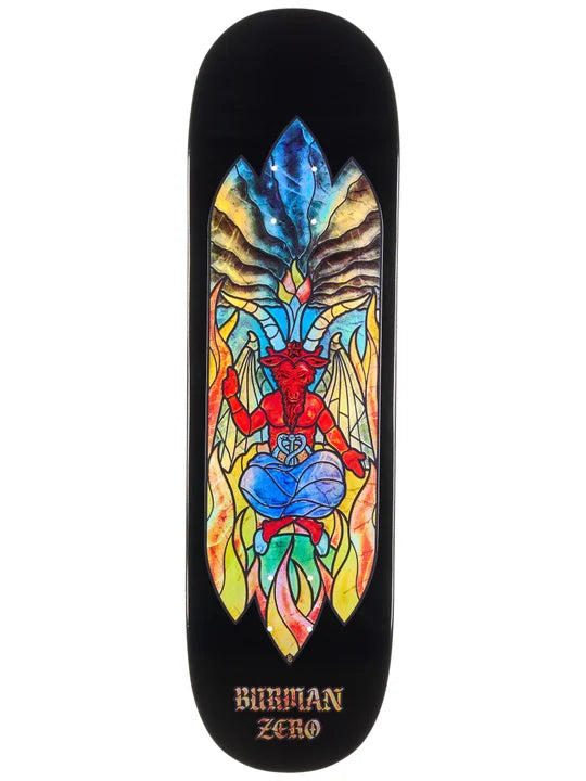 8.25" Zero Kanaan Stained Glass Baphomet Skate Deck