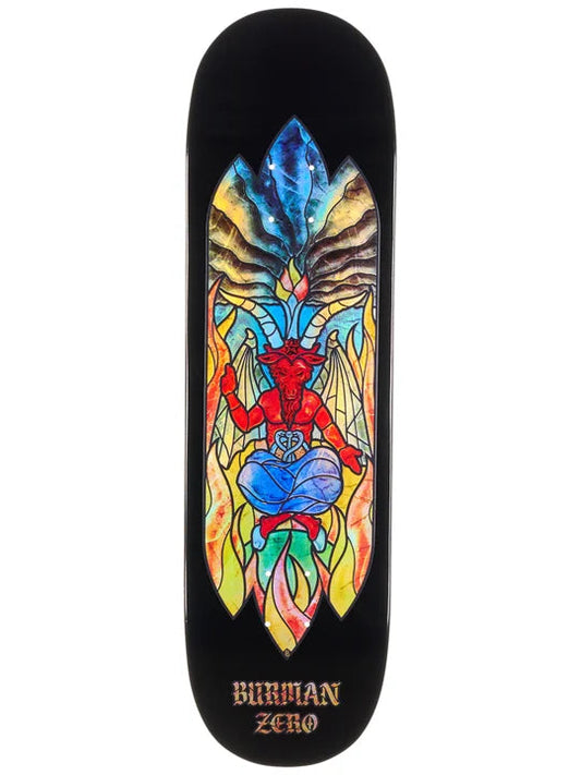 8.25" Zero Kanaan Stained Glass Baphomet Skate Deck