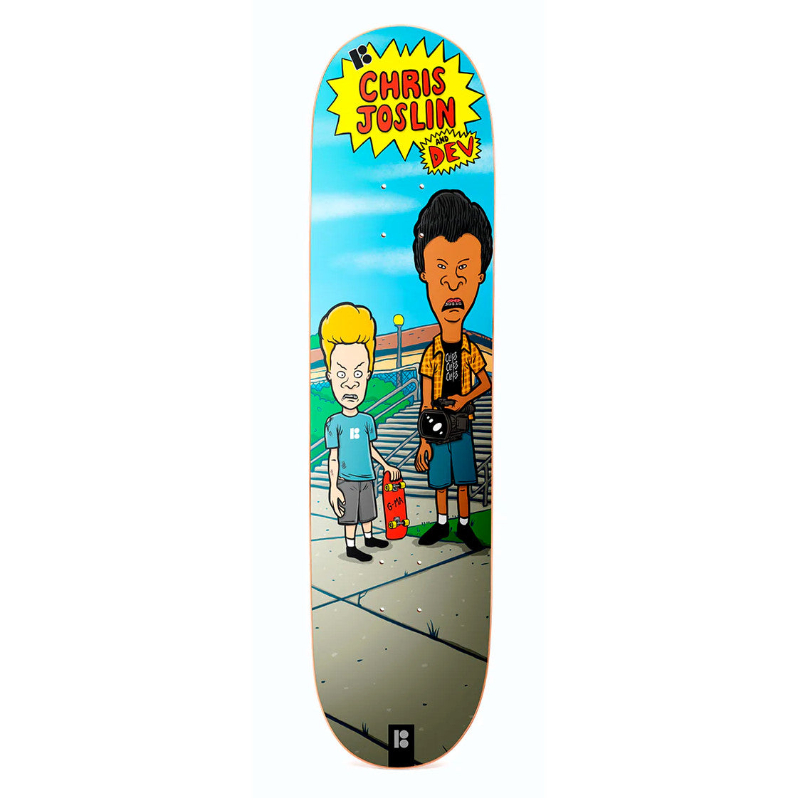 8.5" Plan B X Dev Joslin X Beavis & Butthead Skate Deck