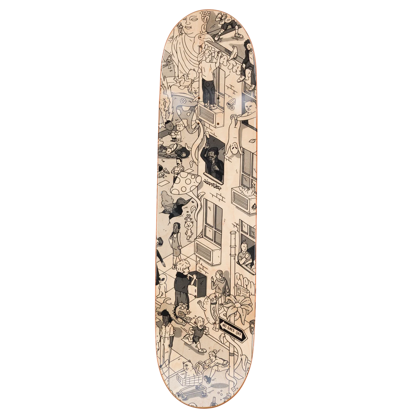 8.5" RIPNDIP Nerm City 3 Skate Deck