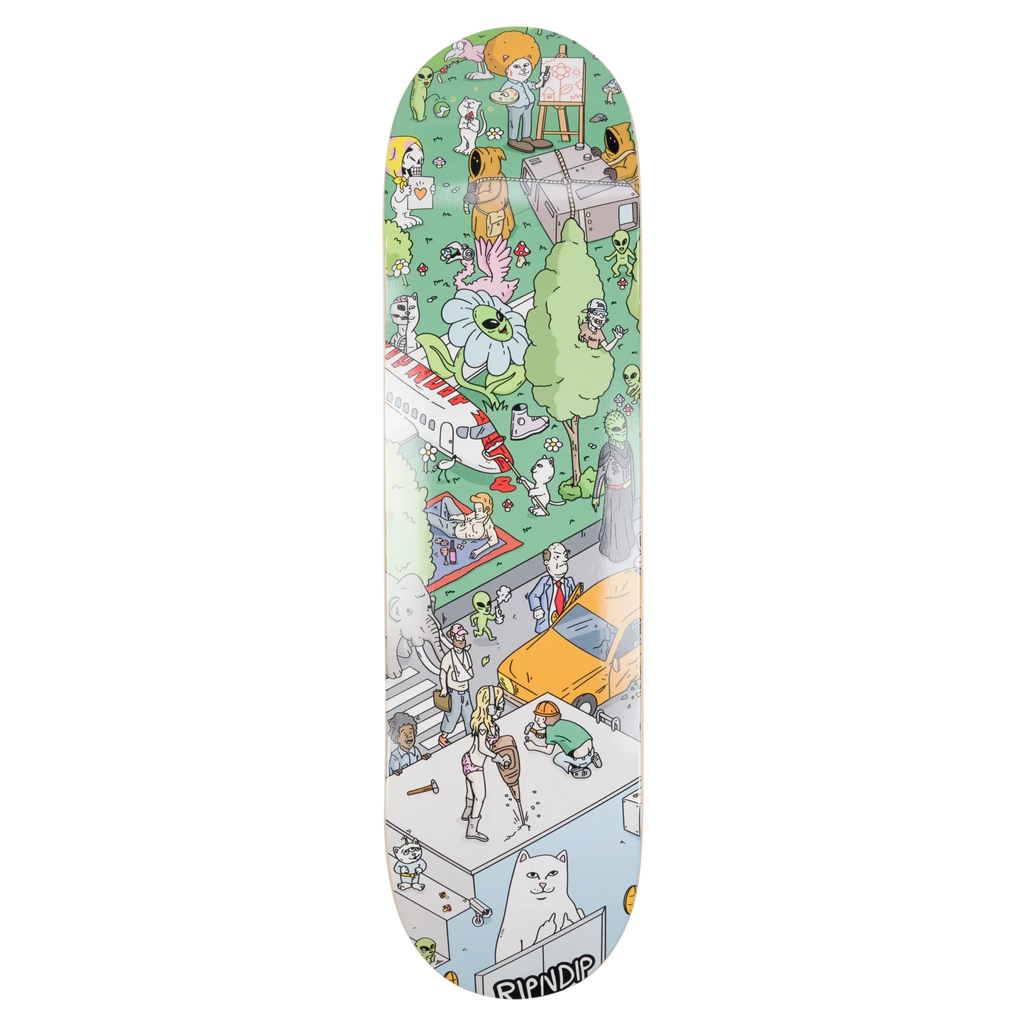 8.25" RIPNDIP Nerm City 1 Skate Deck