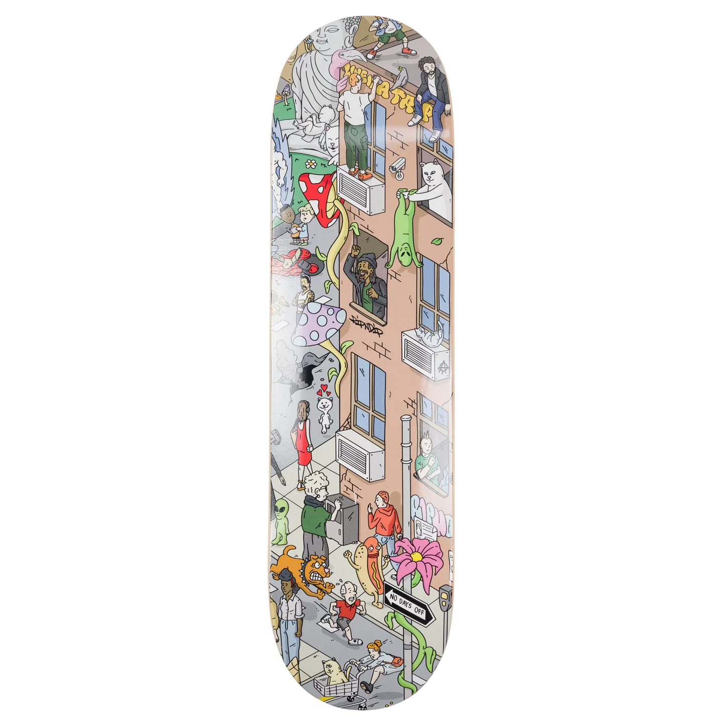 8.5" RIPNDIP Nerm City 3 Skate Deck
