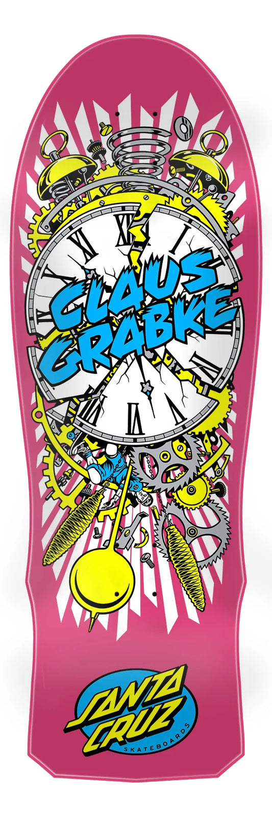 10.04” Santa Cruz Grabke Exploding Clock Reissue Deck