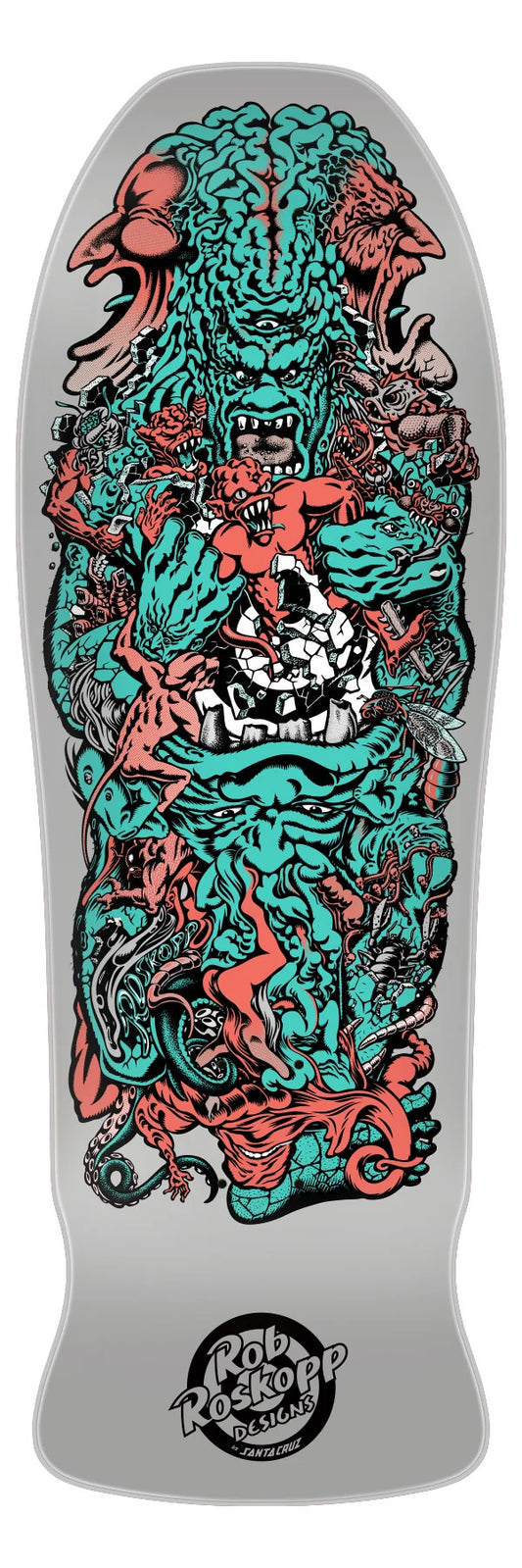 10.22” Santa Cruz Roskopp Five Reissue Skate Deck