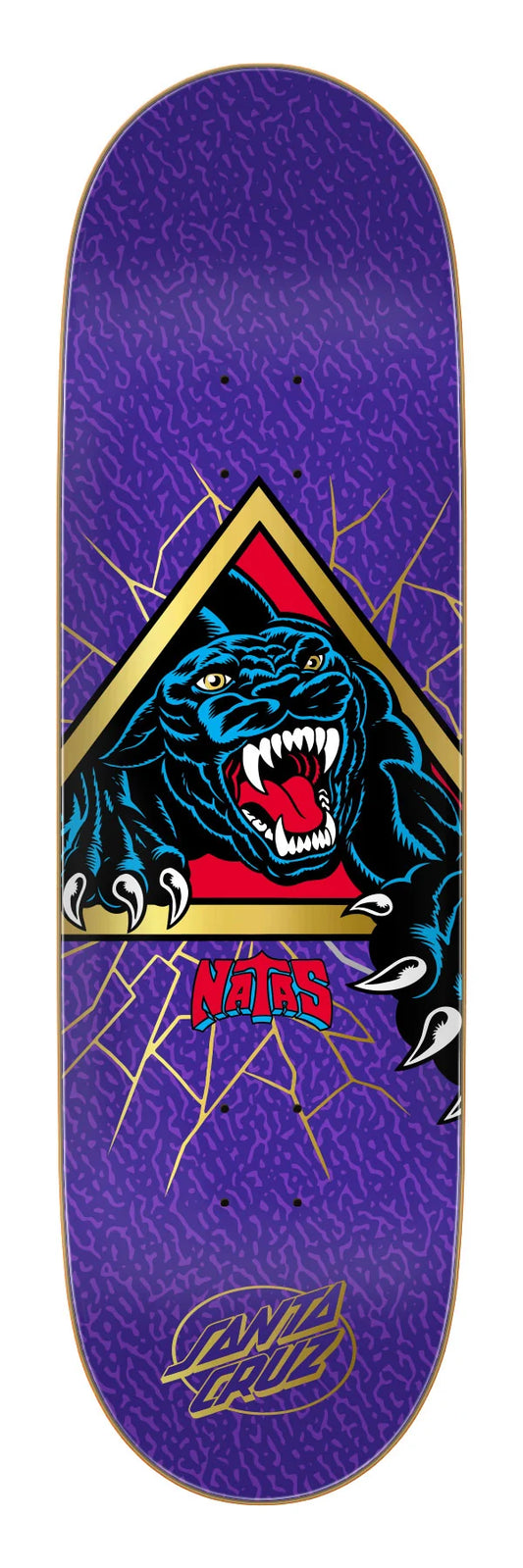 9.0" Santa Cruz Natas Shattered Panther VX Skate Deck