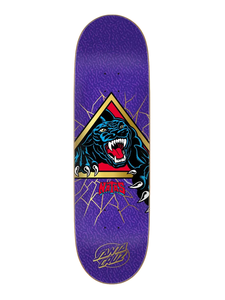 9.0" Santa Cruz Natas Shattered Panther VX Skate Deck