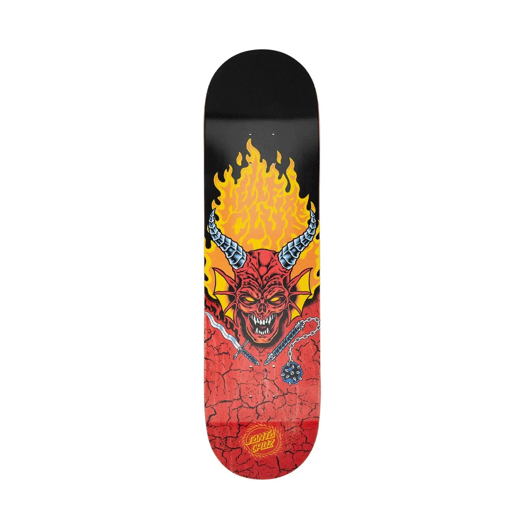 8.25" Santa Cruz X Stranger Things Hellfire Club Skate Deck