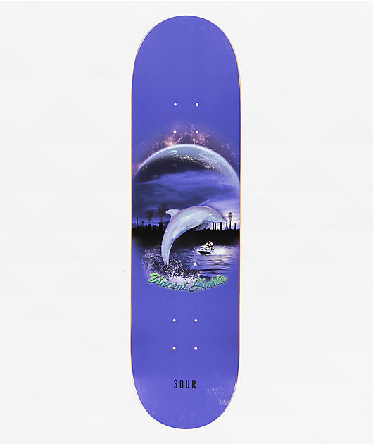 8.375" Sour Vincent Dolphin Skate Deck