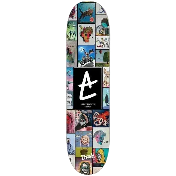 8.25" Trade Alec Chambers Forever Tribute Skate Deck