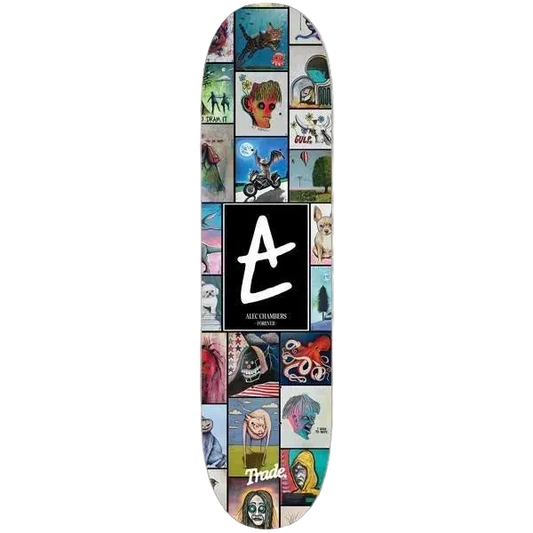 8.25" Trade Alec Chambers Forever Tribute Skate Deck