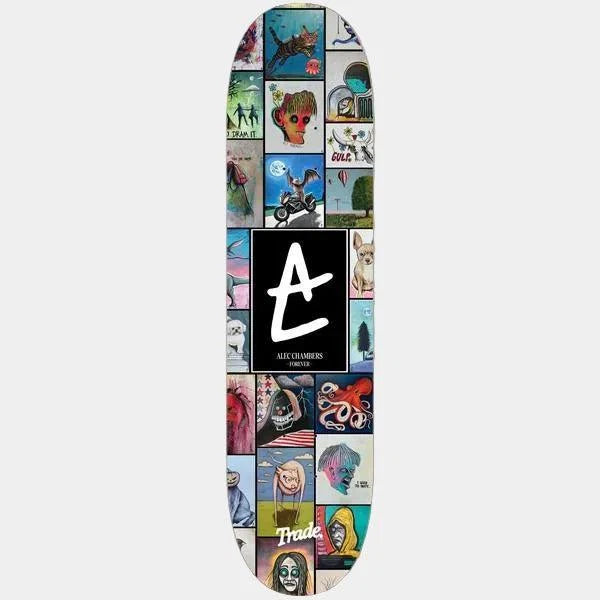8.25" Trade Alec Chambers Forever Tribute Skate Deck