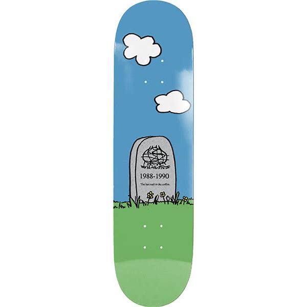 8.5” World Industries Skateboarding is Dead Skate Deck