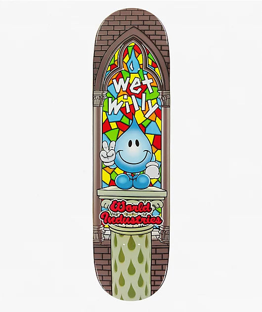 8.25” World Industries Wet Willy Stained Glass Deck