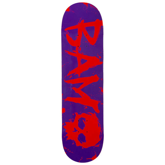 8.25" Zero Bam Purple Blood Skate Deck