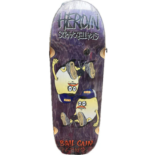 9.75" Heroin Bail Gun Gary 4 Skate Deck