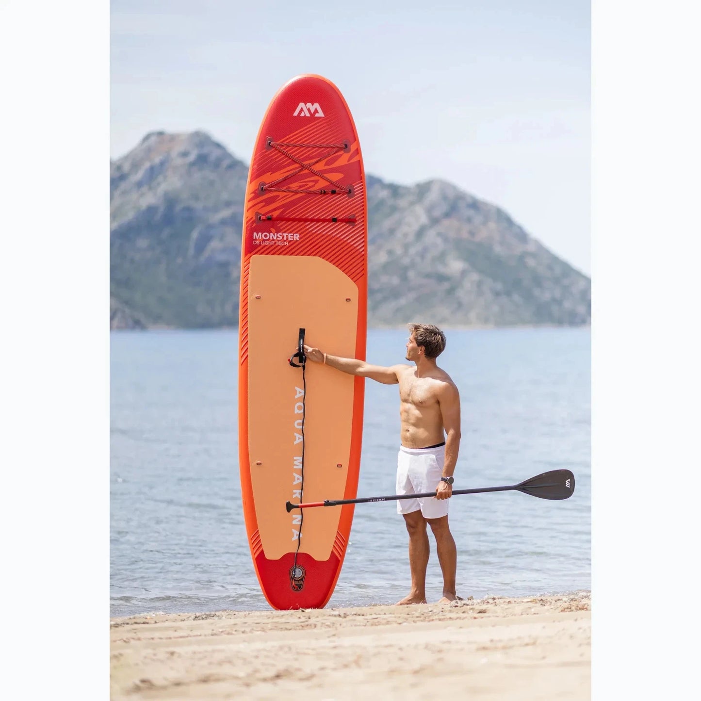 12'0" Aqua Marina Monster Paddle Board + Comes With Paddle And Leash