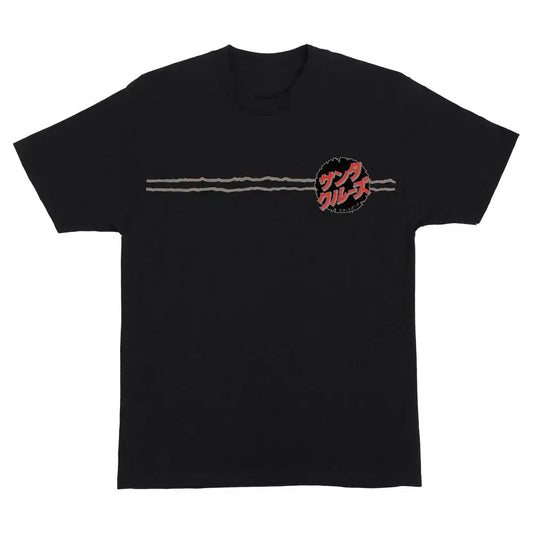 Godzilla Destroyer Stripes T-Shirt Black