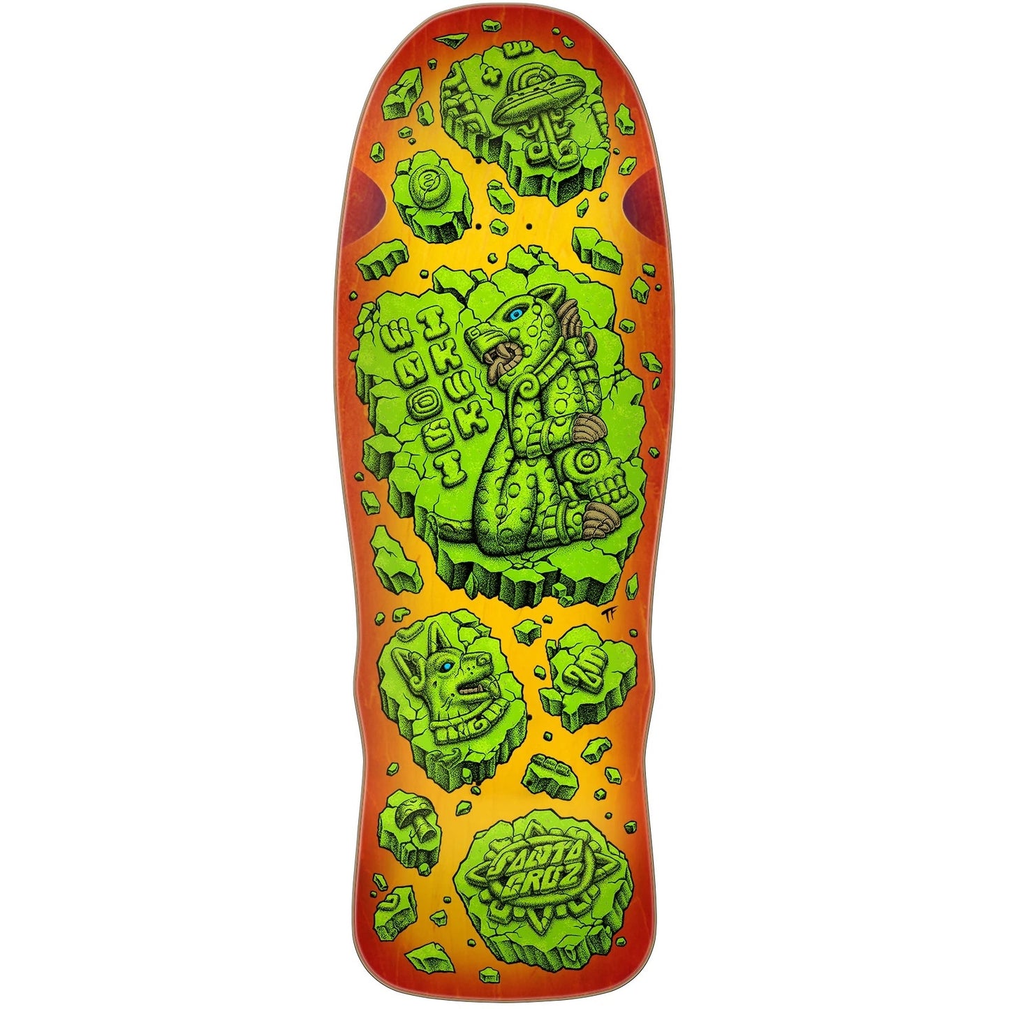 10.35" Santa Cruz Winkowski Jaguar Shaped Skate Deck