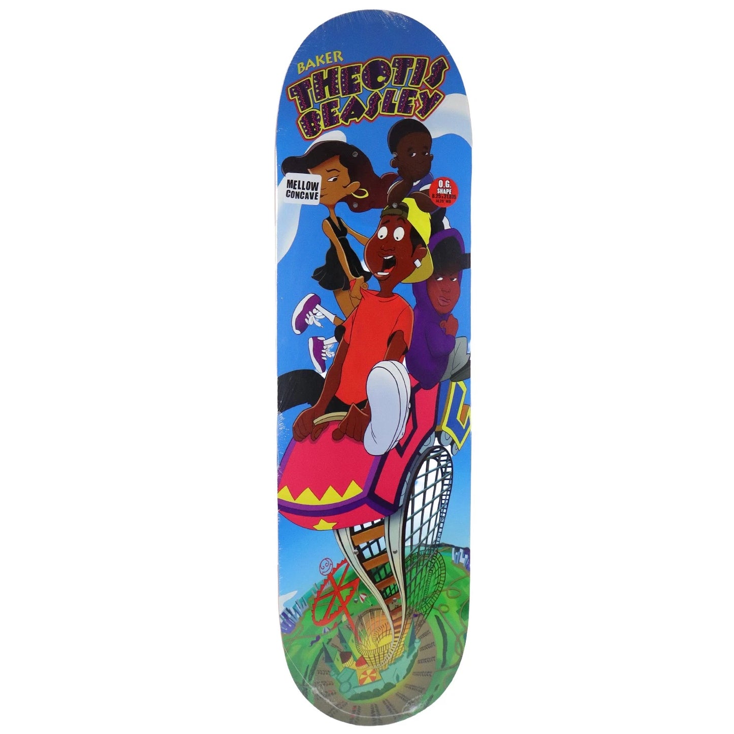 8.25" Baker Beasley Roller Coaster Skate Deck