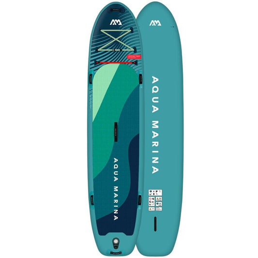 12'6" Aqua Marina Super Trip Paddle Board + Comes With Paddle And Leash
