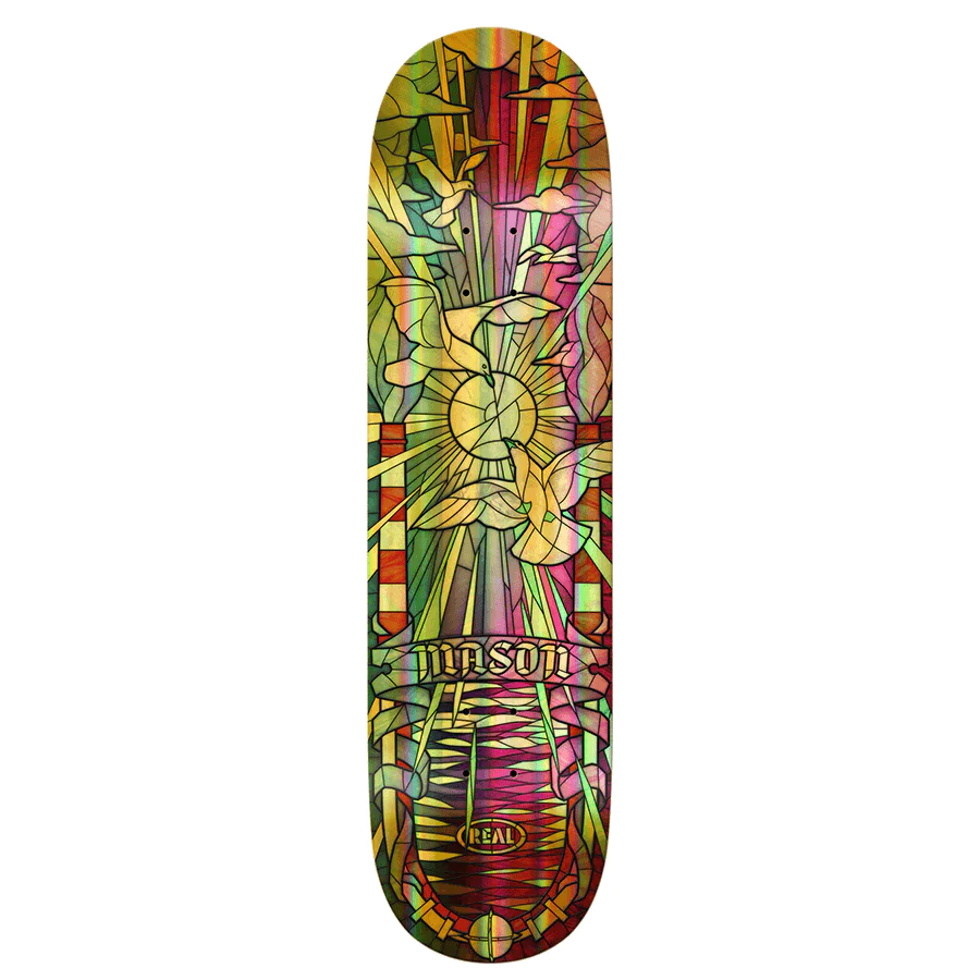 8.25" Real Skateboards Holo Cathedral Complete