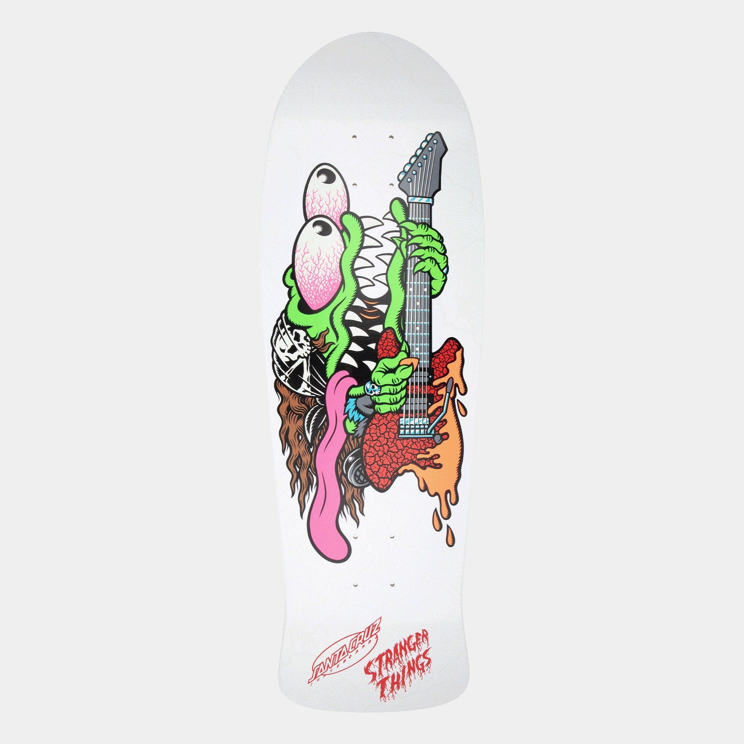 10.1" Santa Cruz X Stranger Things Meek Slasher Eddie Reveal Skate Deck