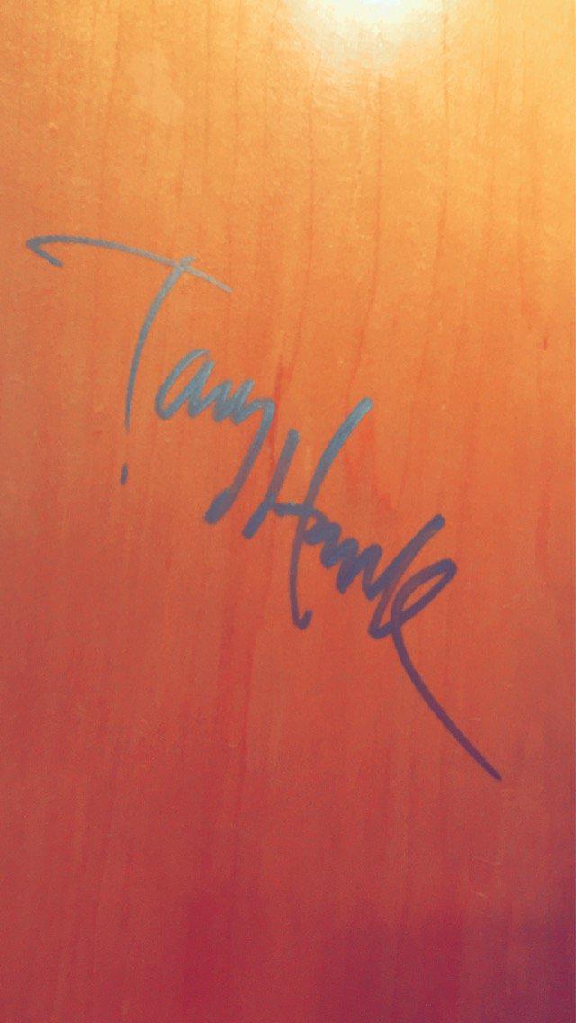 Signed Tony Hawk Old School Deck